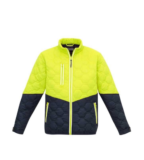 Picture of Syzmik, Unisex Hi Vis Hexagonal Puffer Jacket